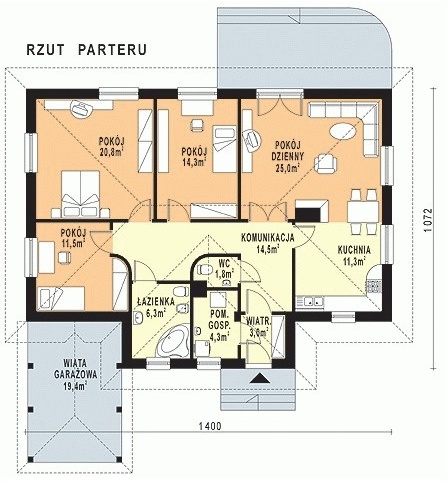 WB-3477 - Rzut parteru