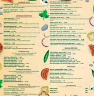 Veg Sutra menu 1