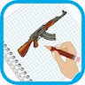 How to draw weapons icon