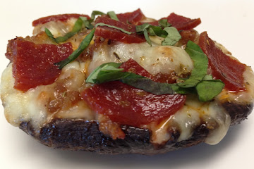 Portobello Mushroom Mini Pizza