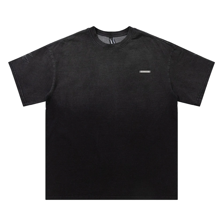 Gradient Retro Koszulka bez rękawów dla pary Stylowy top dla niego i dla niej Komfort i retro design Wyjątkowy wygląd na każdą okazję
