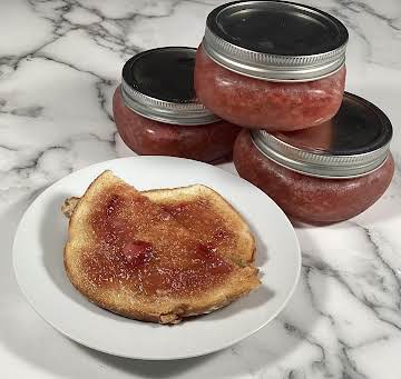 Strawberry Rhubarb Jam - Freezer or Refrigerator