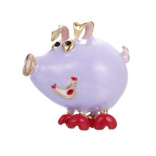 Title 4, Emaille dierenbroche, een charmant accessoire v...
