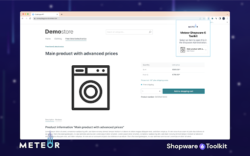 Meteor Shopware 6 Toolkit