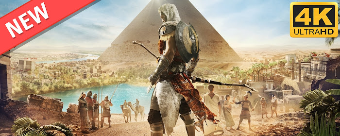 Assassin's Creed Origins HD Wallpapers Themes marquee promo image