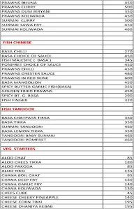 Hotel Samrat menu 8