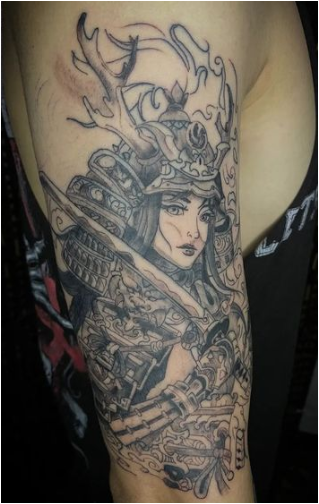 Queen Samurai Tattoo