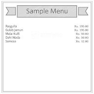 Brijmohan Mithaiwala menu 3