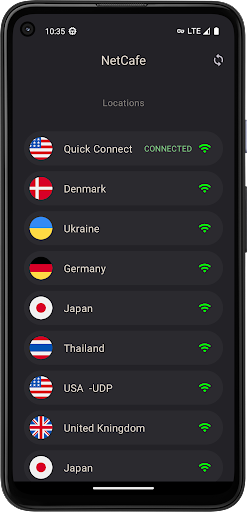 Screenshot NetCafe VPN : Secure VPN Proxy