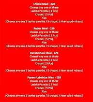 Swag Paratha menu 4