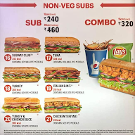 Subway menu 8