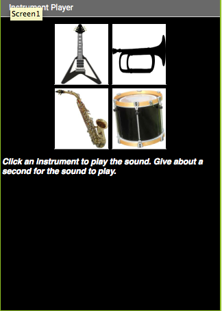 Instrument Sound Player