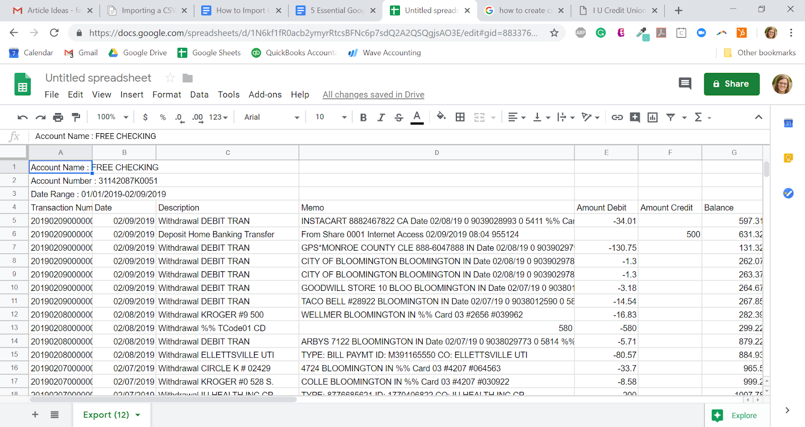 How to IMport CSV Into Google Sheet Clean Up File