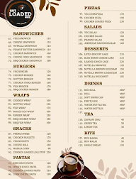 Cafe Loaded Mugs menu 1