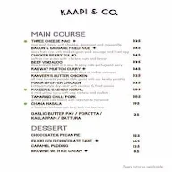 Kaapi & Co. menu 3