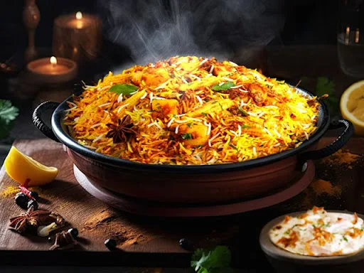 Ustaadi Hyderabadi Veg Biryani (Serves 2)