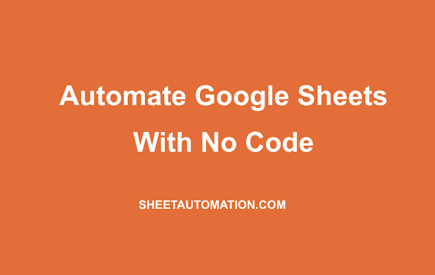 Sheet Automation - Automate Google Sheets™ screenshot 1