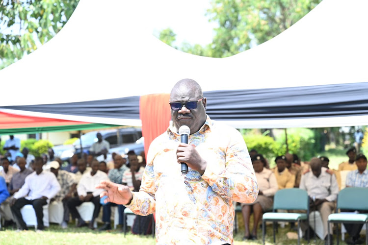 Kisumu county Trade, Industrialisation and Cooperatives chief officer Alphonse Ouya.