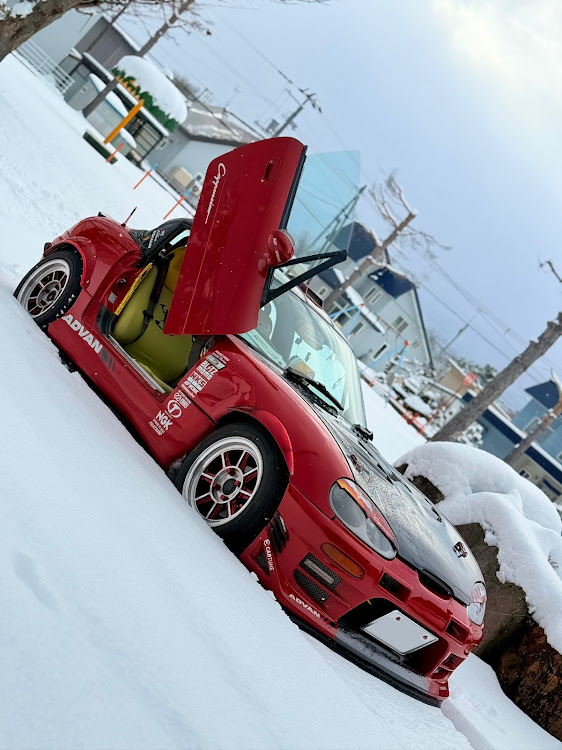カプチーノのBABY -_- SUPERCAR☆・山本改・積雪深22cm・フロントバンパー交換作業に関するカスタム事例の投稿画像1枚目