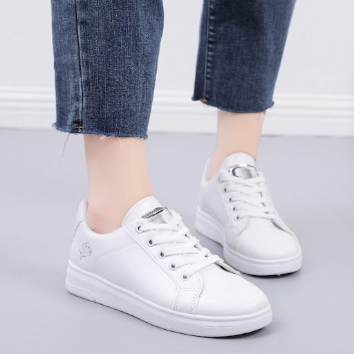 Title 7, Little White Shoes Womens Summer All Match Fla...