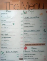 J's Pastas and Pizzas menu 3