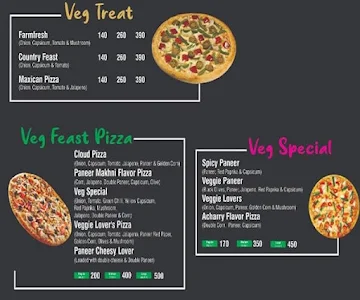 Pizza-A-Goodness menu 