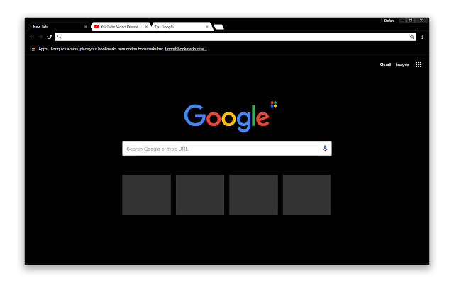 Black and White Theme for Google Chrome - Chrome Web Store