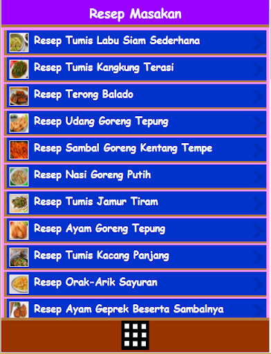 Resep Masakan Sederhana