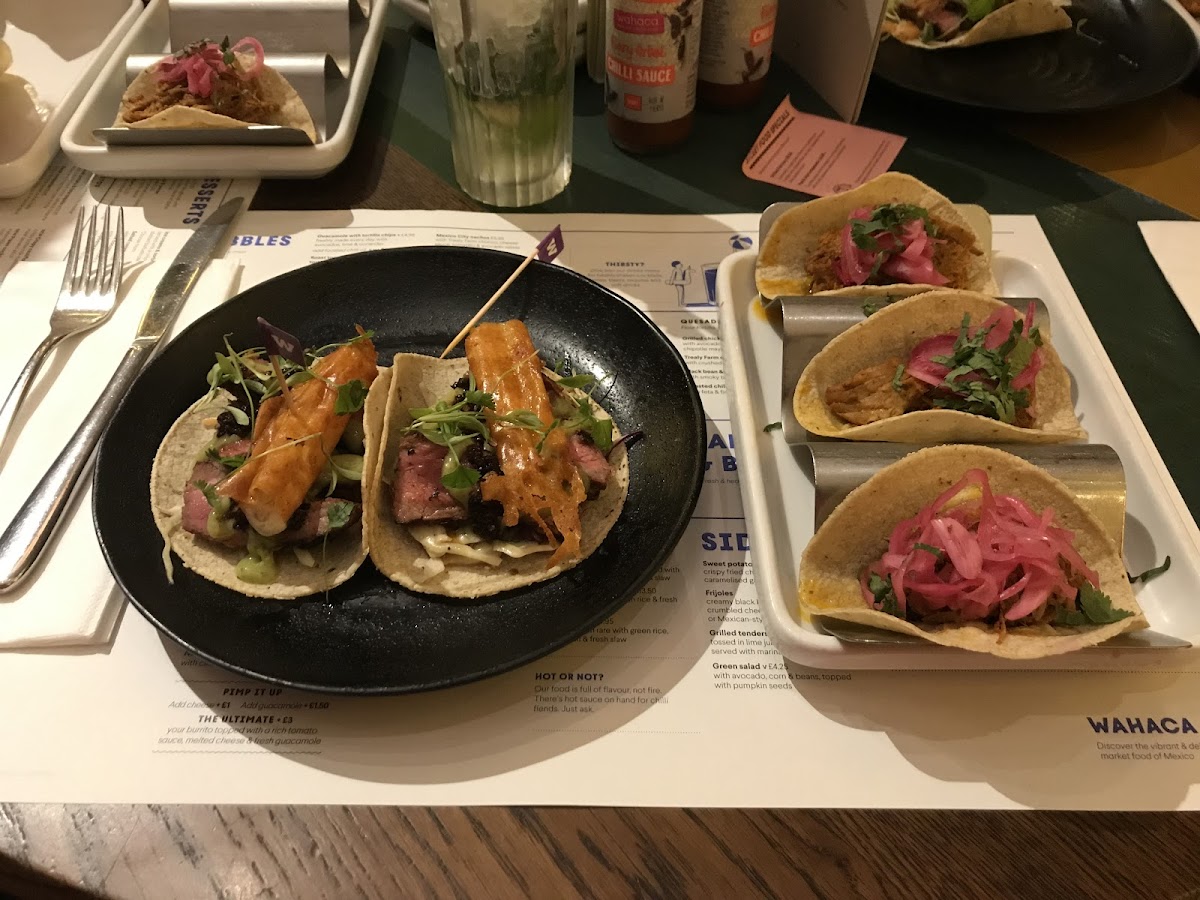 Gluten-Free Tacos at Wahaca