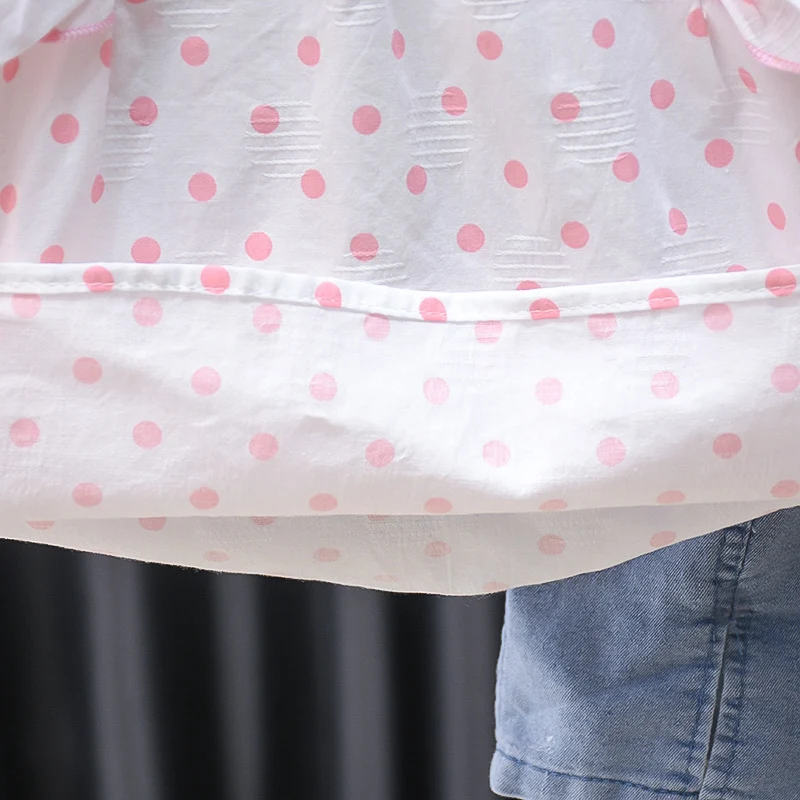 Kinderpak voor Dames met Polka Dots en Ruches Ideaal voor Feesten en Speciale Gelegenheden Comfortabel en Stijlvol