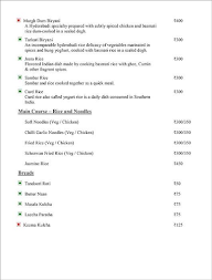 The Golkonda Kitchen menu 5