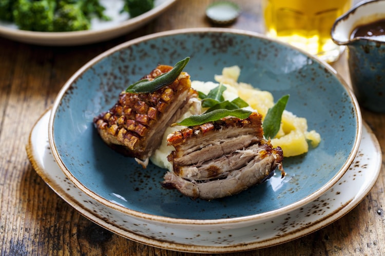 British Pub Food - Pork Belly