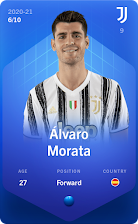 Álvaro Morata 2020-21 • Super Rare 6/10