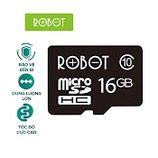 Thẻ Nhớ Micro Sd Robot Tf Card 16Gb/ 32Gb/ 64Gb - Dành Cho Nhiều Loại Thiết Bị Camera, Laptop, Loa, Điện Thoại