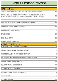 Gujarati Food Corner menu 1