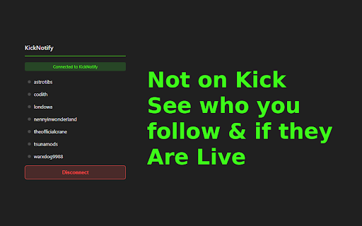 KickNotify screenshot 3