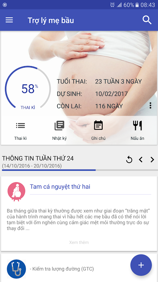 Trợ Lý Mẹ Bầu – Trợ lý cho cha mẹ trong hành trình mang thai