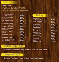 Darya Sagar menu 1