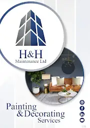 H & H Painting and Decorating Logo