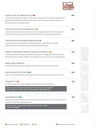 The Mad House Café menu 1