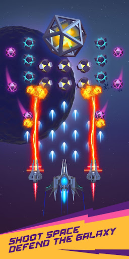 Code Triche Dust Settle 3D - Jeu d'arcade de tir spatial APK MOD 3
