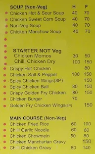 The Spice Food Corner menu 1