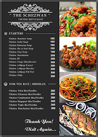 The Schezwan Chinese Restaurant menu 1