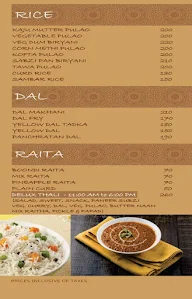 Agra Sweets Banjara menu 3