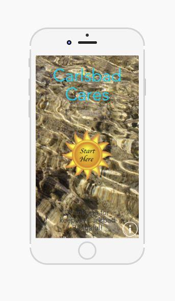 Android application Carlsbad Cares screenshort