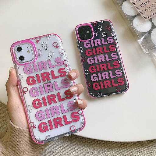 Title 2, Girl Case All-inclusive Soft Case Transparent P...