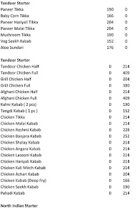 Bollywood Platter menu 6