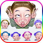 Cover Image of Tải xuống Funny Faces Emoji Stickers 1.0 APK