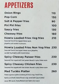 Howra Burger, Bandra menu 6