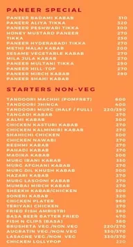 Nakshatra Residency menu 3